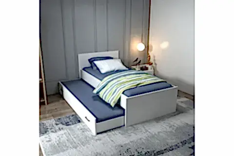 SOFİA YAVRULU KARYOLA, BEYAZ, 90X190