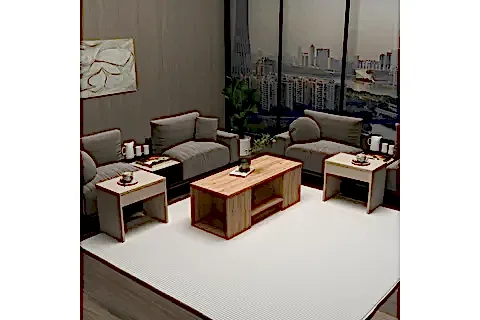 SARTOS ZİGONLU ORTA SEHPA, ATLANTİK ÇAM BEJ